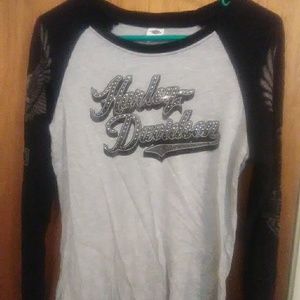 Ladies long sleeves Harley Davidson shirt
